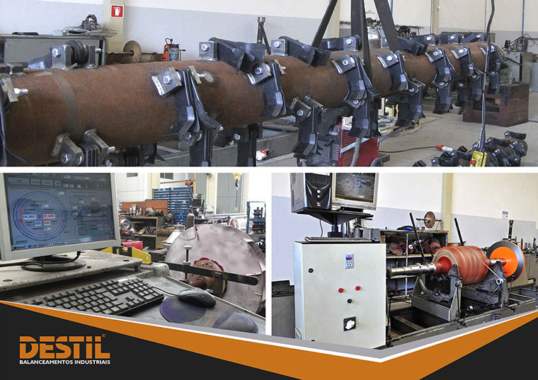DESTIL - Balanceamentos Industriais 
de Alta Precisão - Piracicaba, SP Balanceamento - Processo totalmente computadorizado e acompanhado de certificado de conformidade atendendo as normas exigidas por cada empresa.